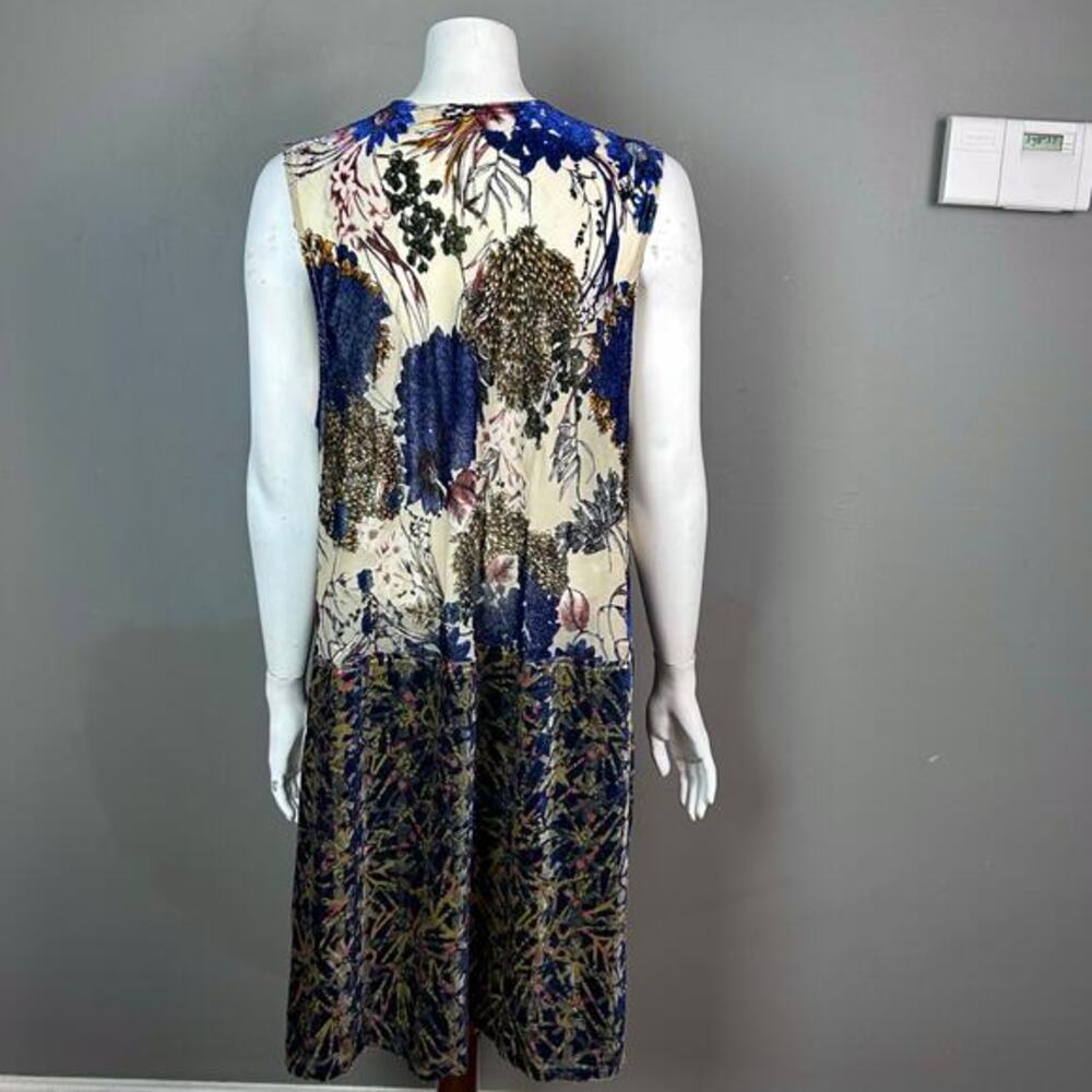 Patchwork Velvet Burnout Kimono Large LOGO laganlook boho fairy festival